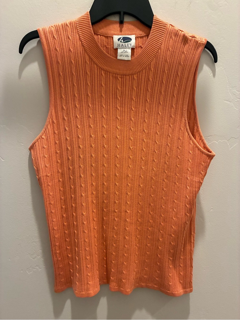 Hatley Orange Sleeveless Knit Tank Top